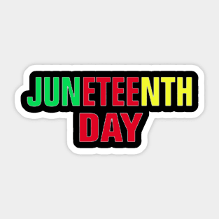 juneteenth day Sticker